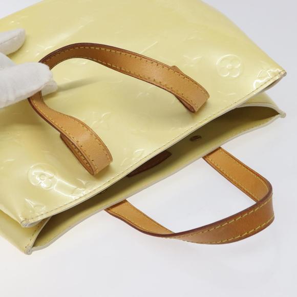 LOUIS VUITTON Monogram Vernis Reade PM Hand Bag Perle M91336 LV Auth 119617 - Picture 6 of 16